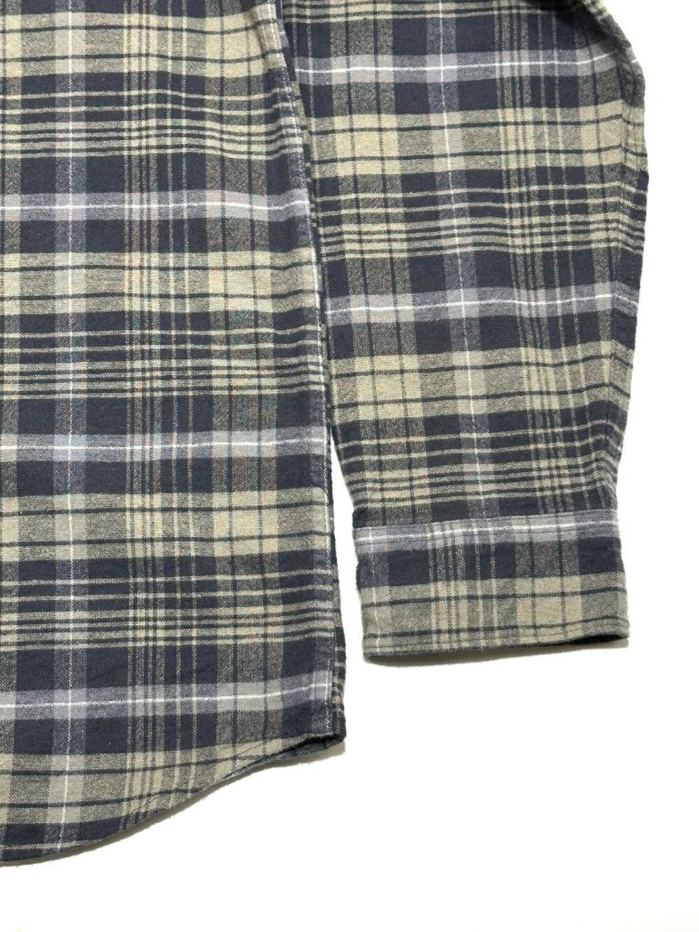 5.11 Tactical Mens Plaid Button Up Flannel Shirt XL Gray Tan Long Sleeve Outdoor - Picture 16 of 16
